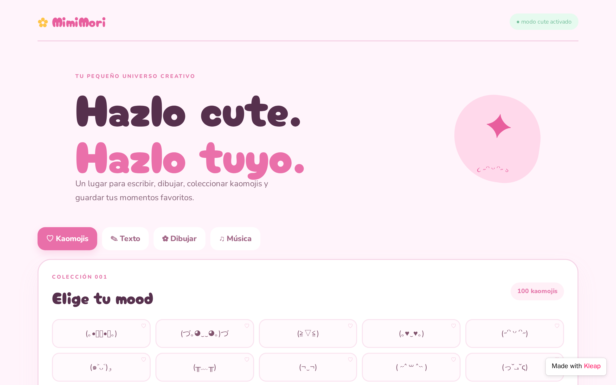 Nube Kawaii