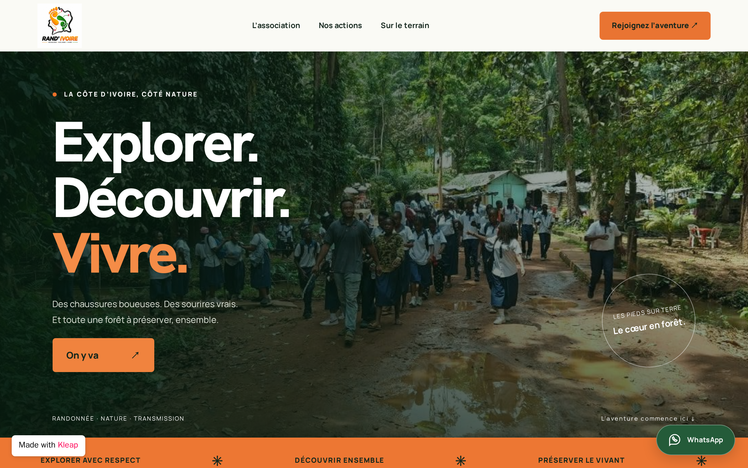 RAND’IVOIRE website example