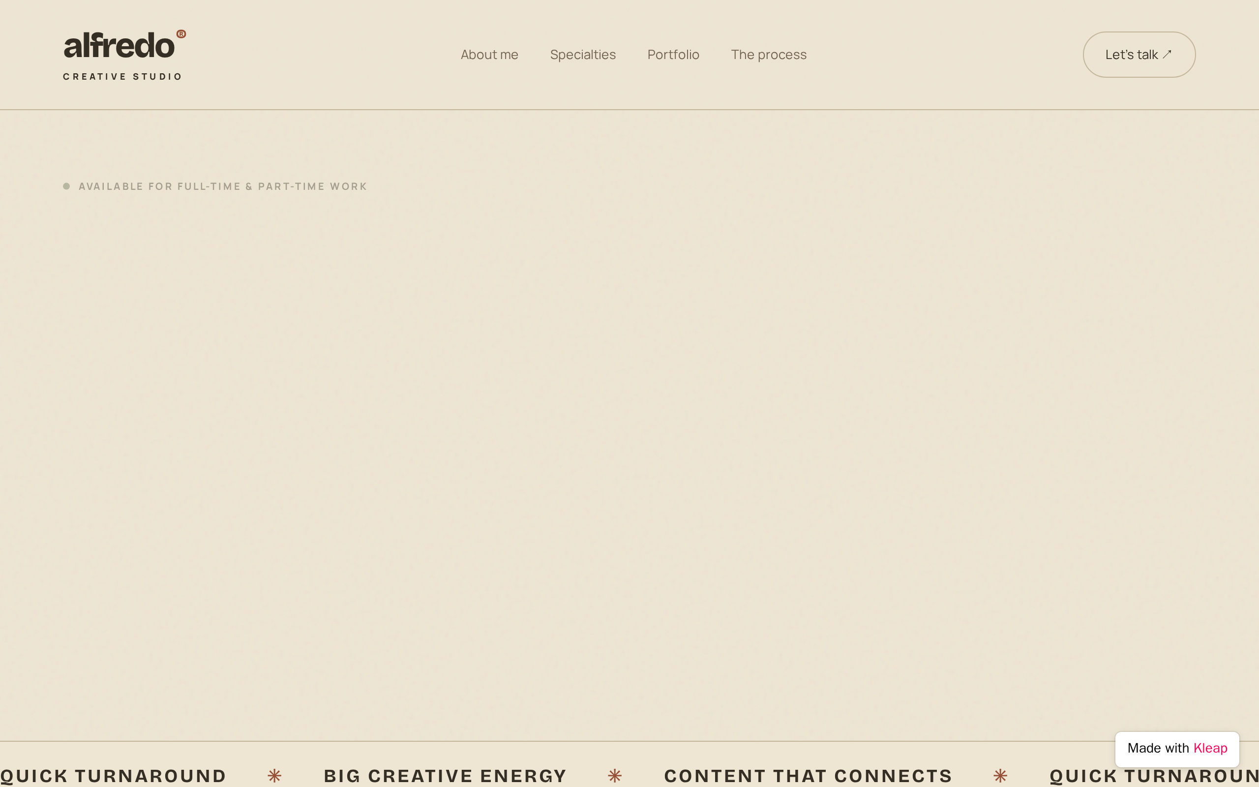 Alfredo's Creative Studio