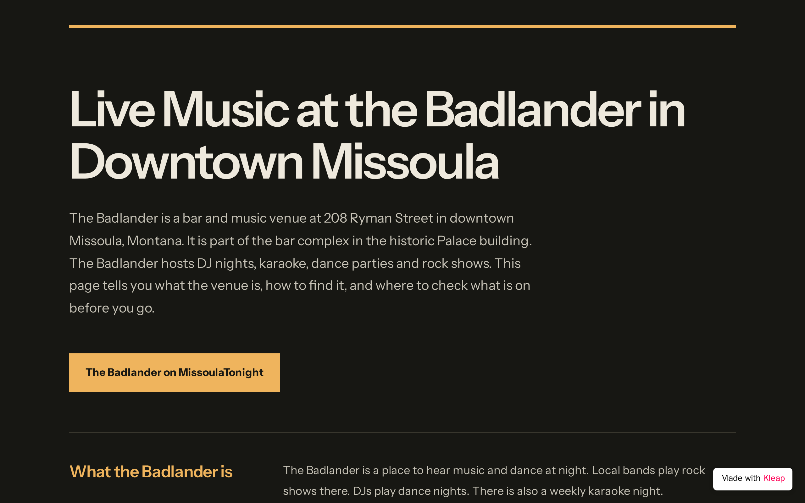 MissoulaTonight