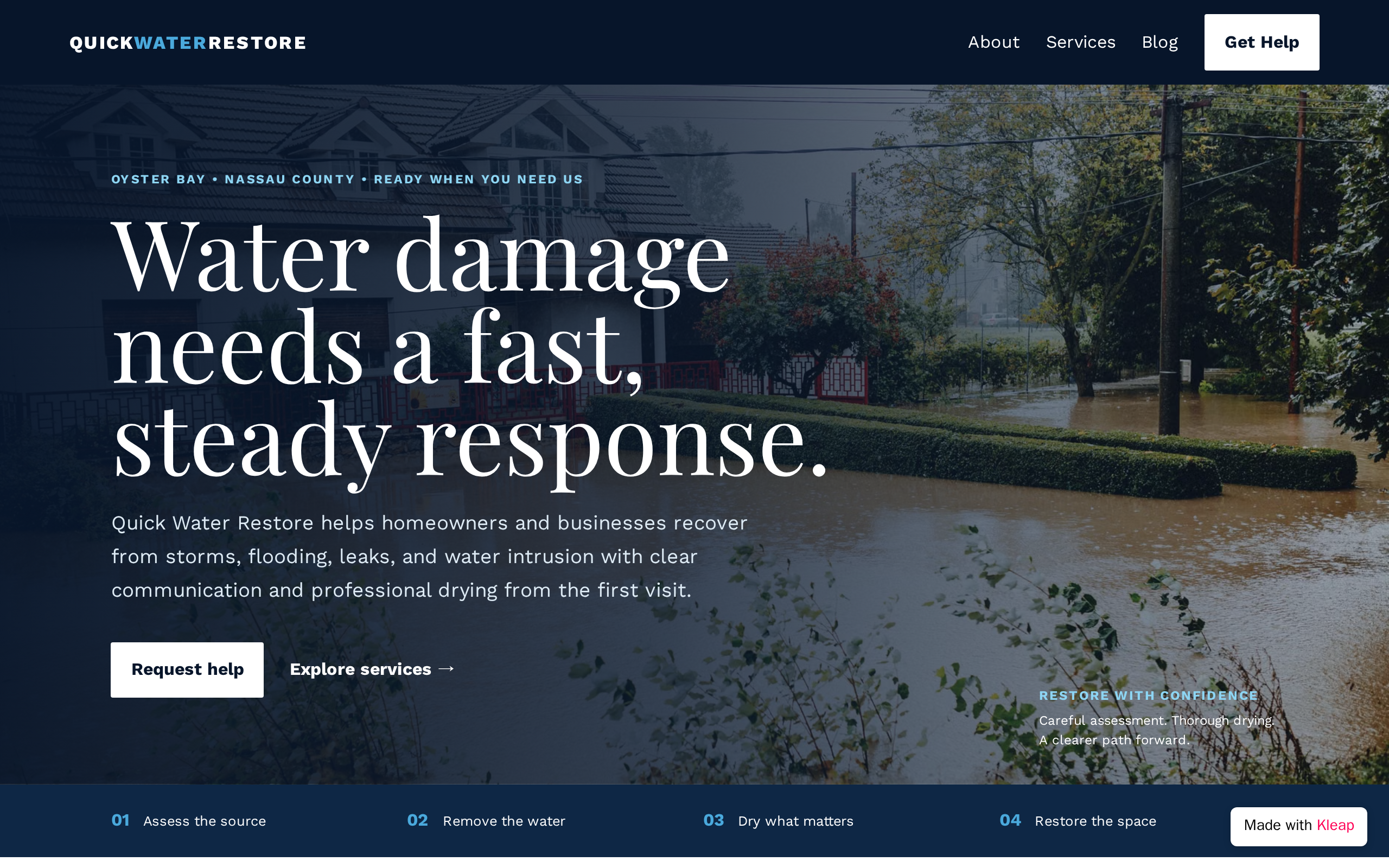 Quick Water Restore