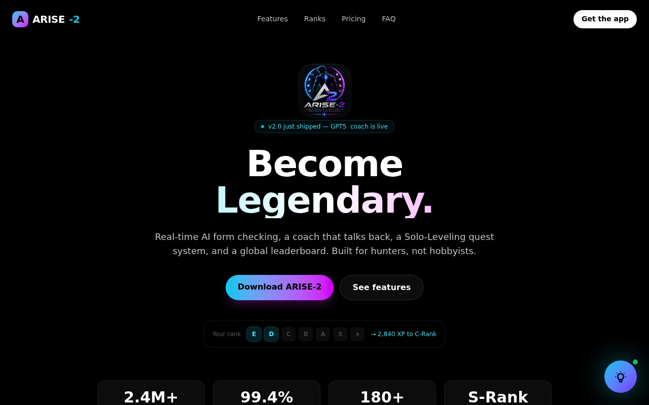 ARISE-2 — built with Kleap