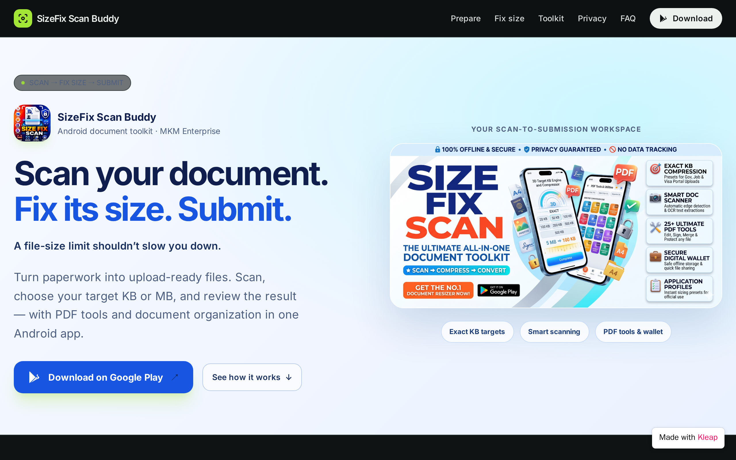 Sizefixscan