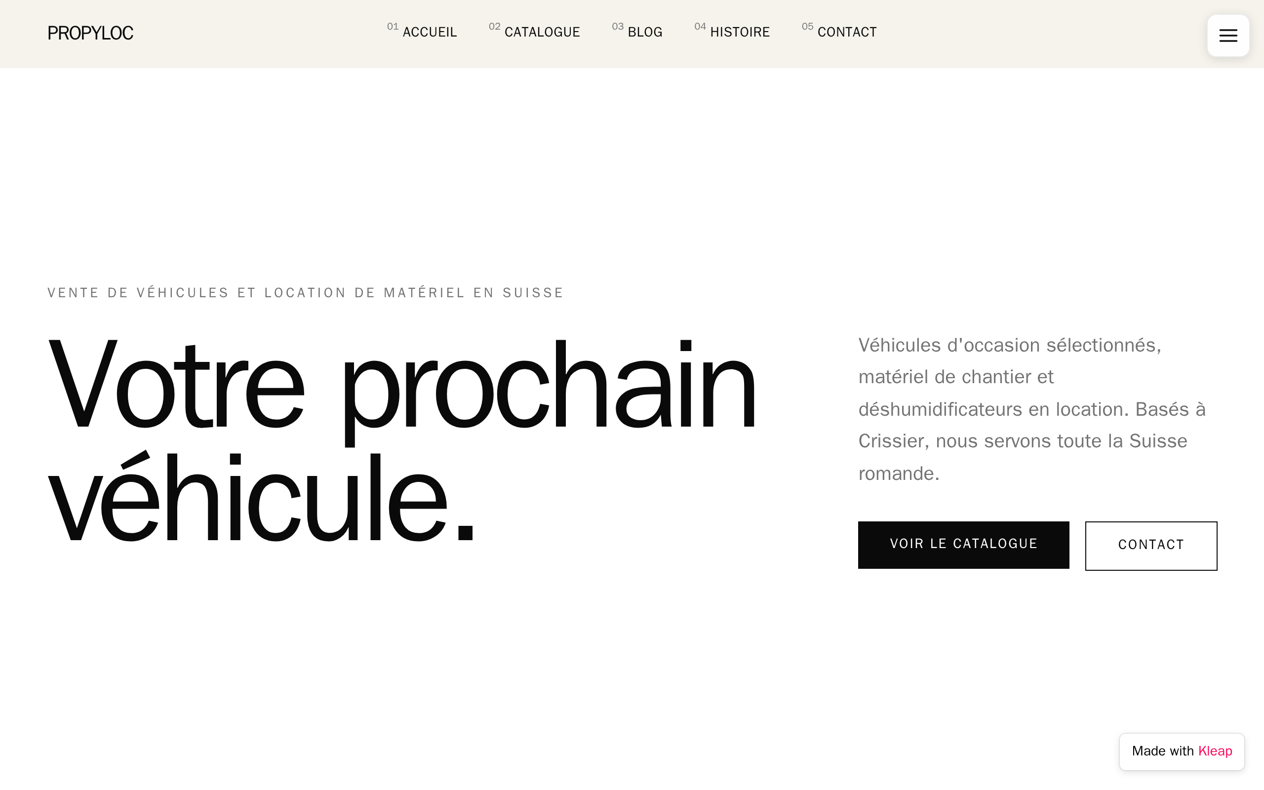 Propyloc.ch website example