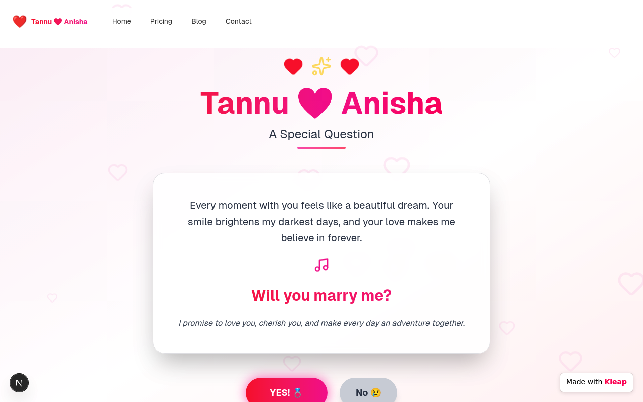 en website example