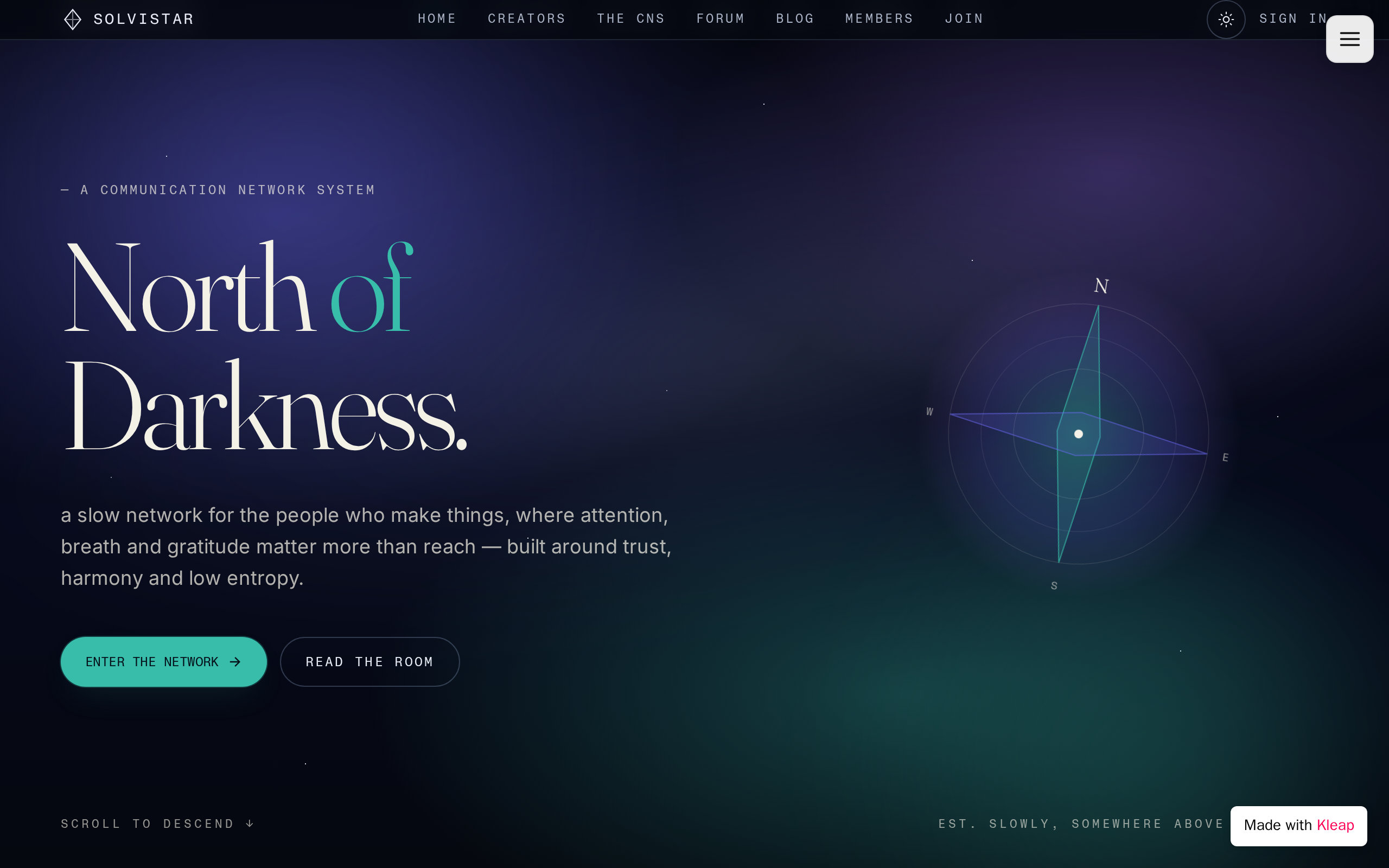 Solvistar website example
