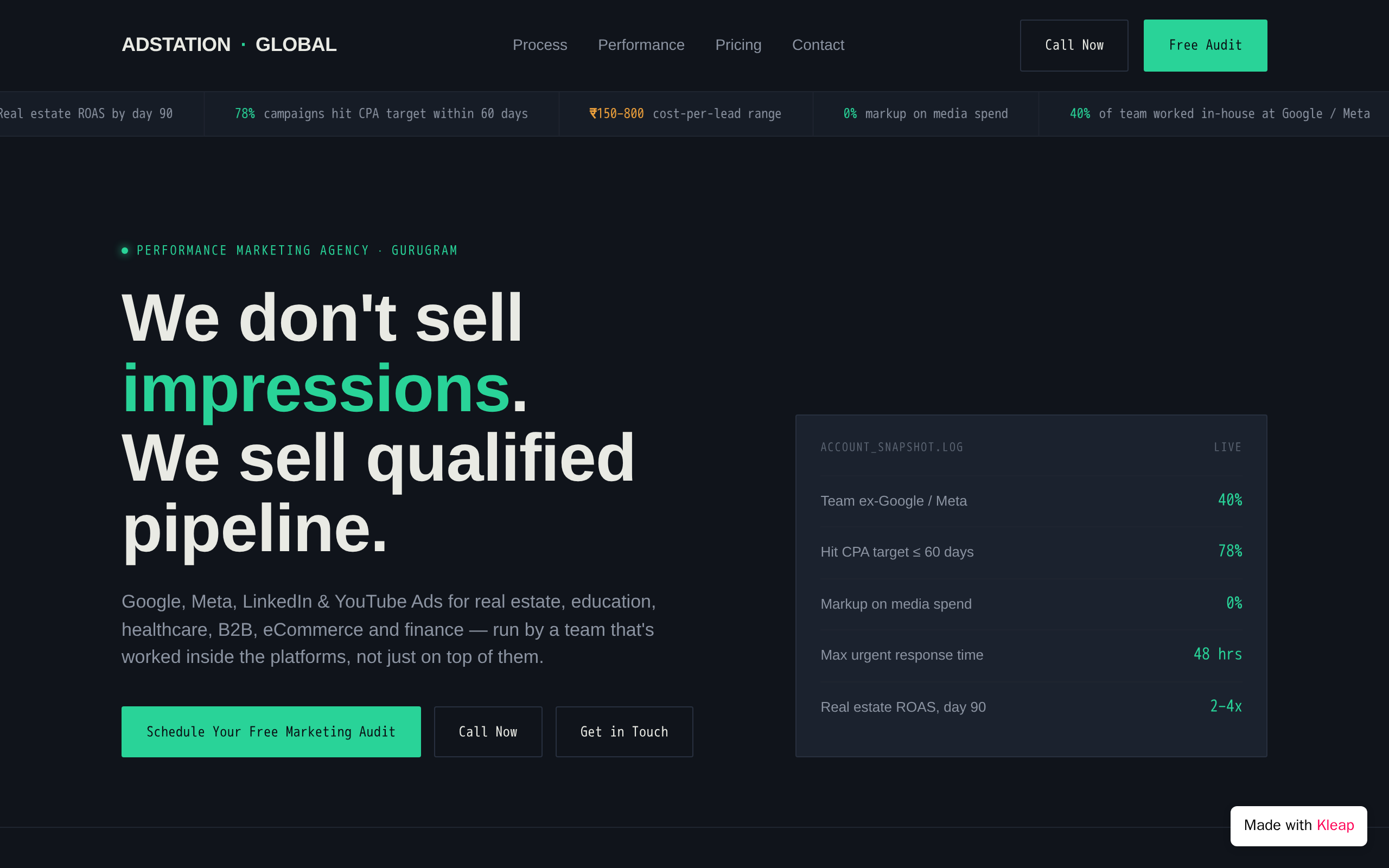 Frequently Asked Questions About Adstation Global website example