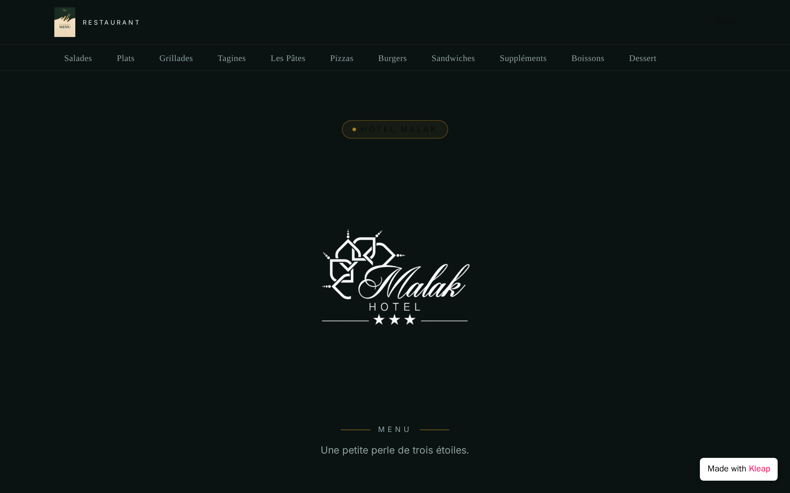Gastro Mori — built with Kleap
