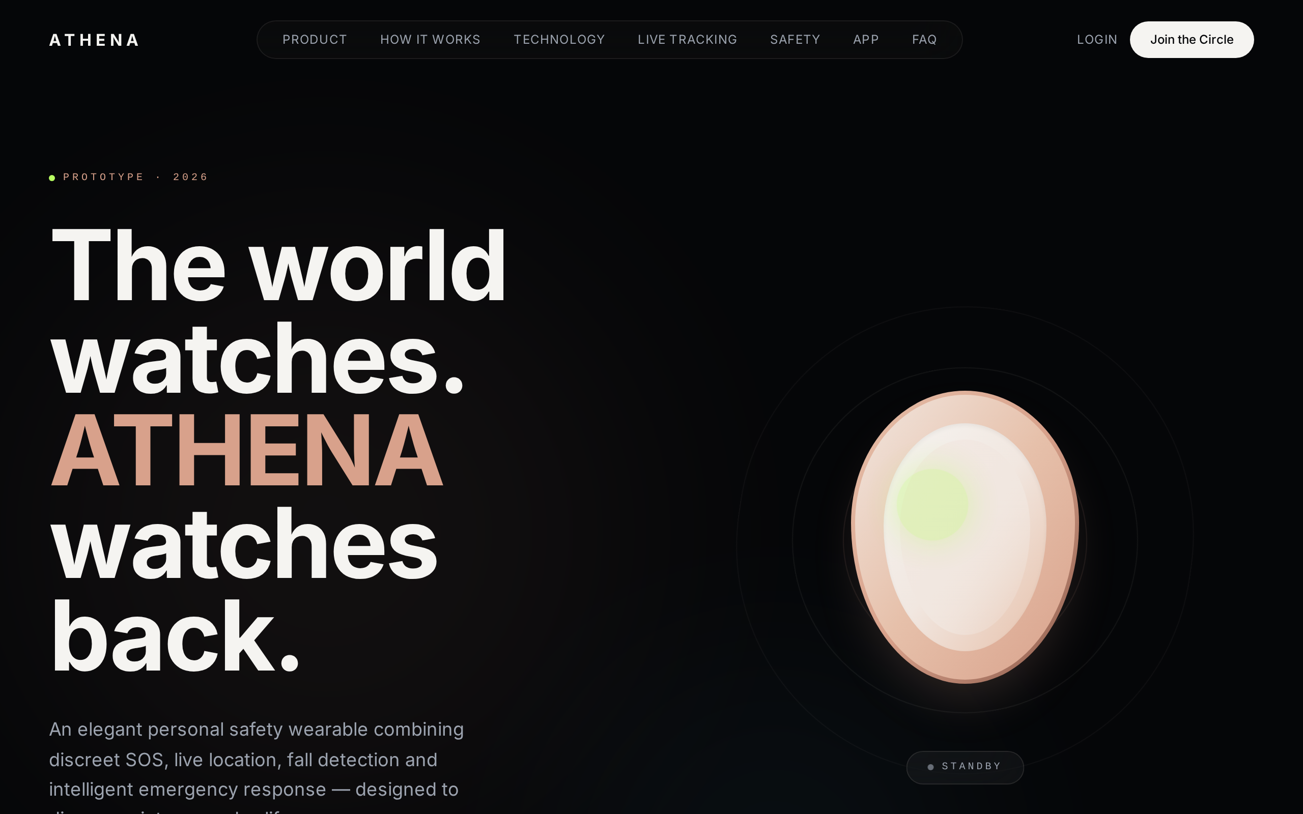 Athera website example