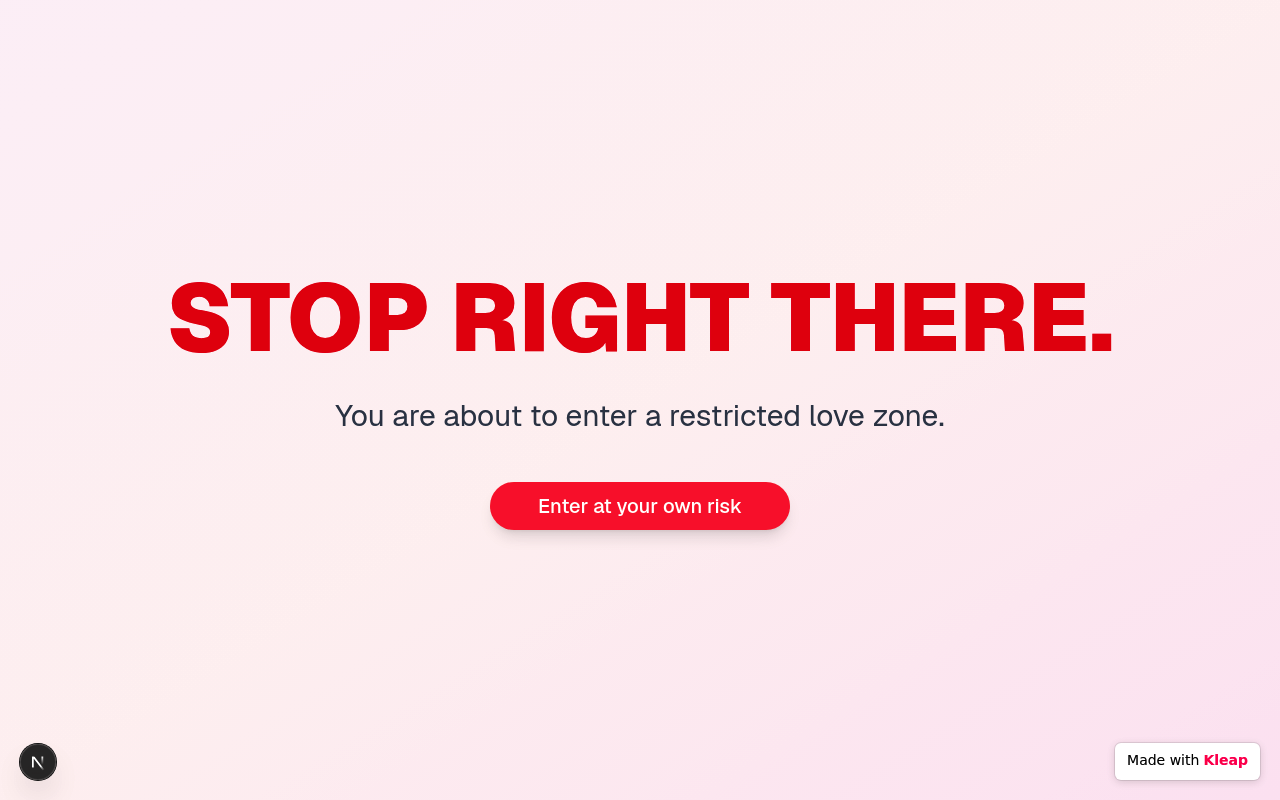 The Suspense
Full website example