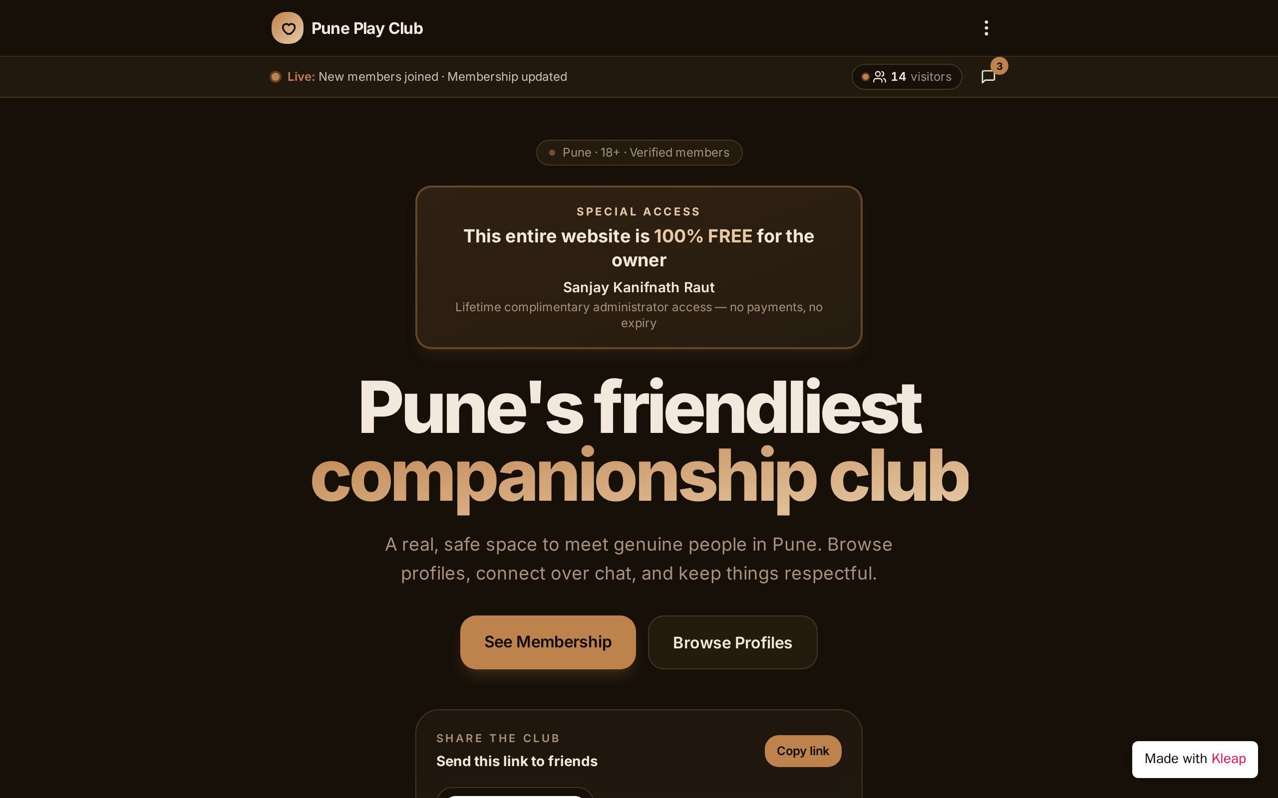 Pune Play Boy Service