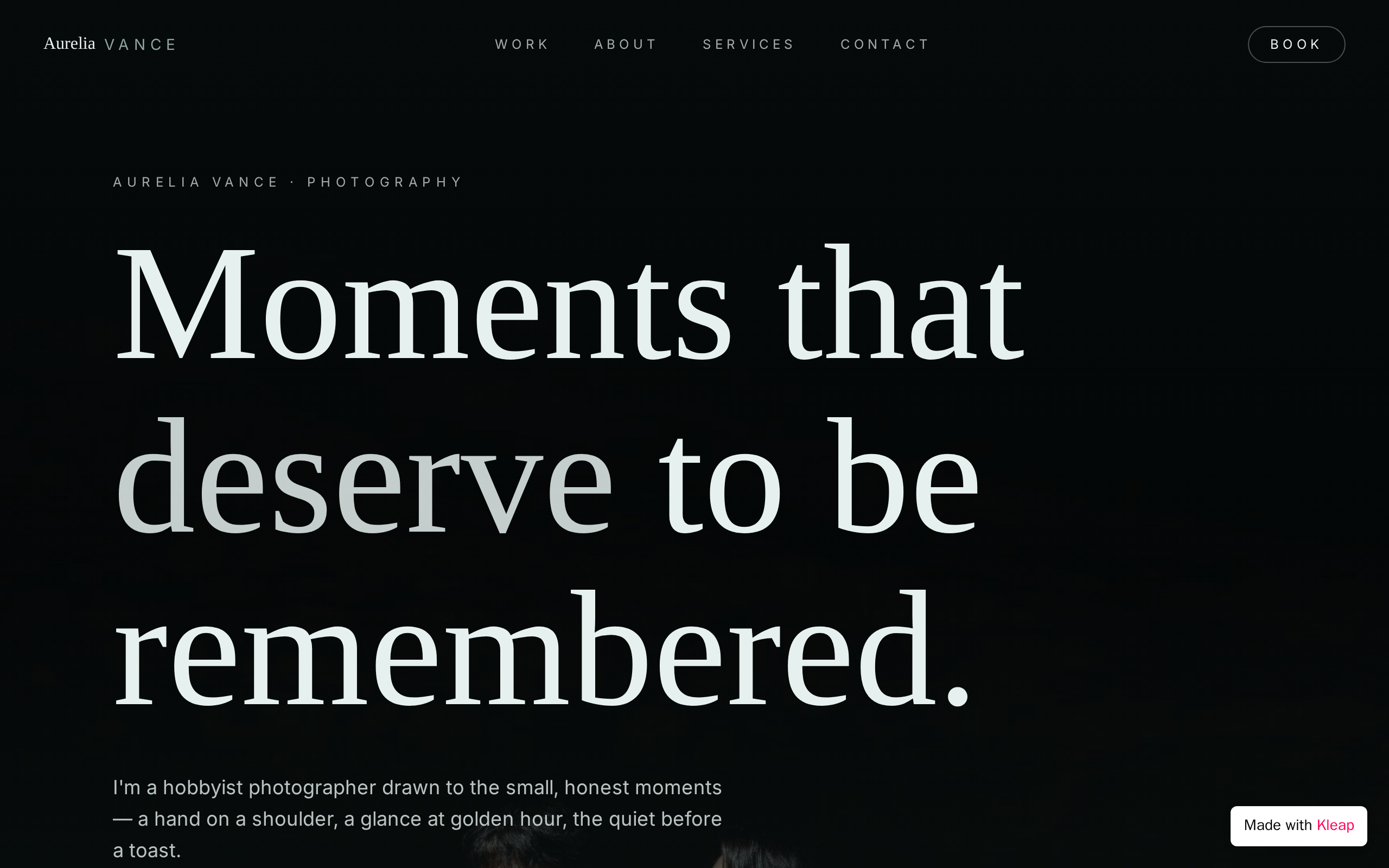 Overall Design website example