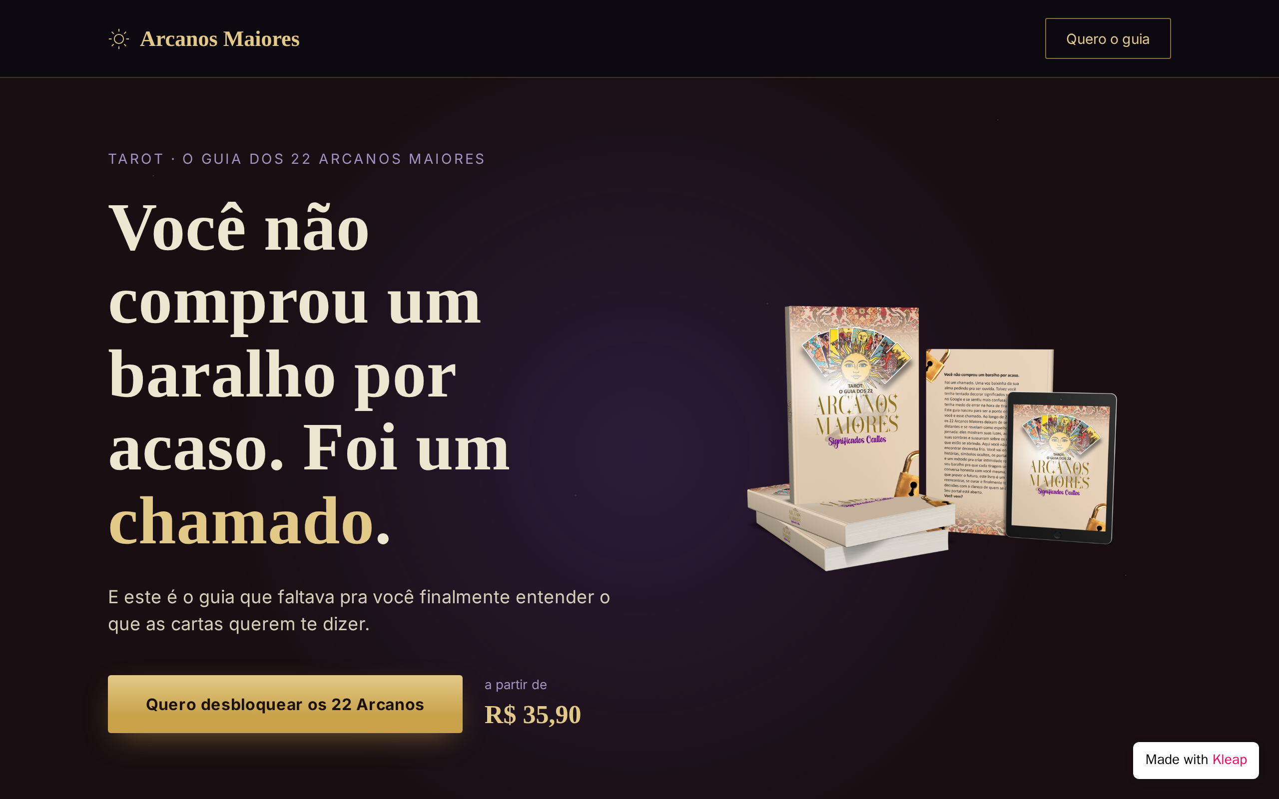 Ebook-O-Guia-dos-22-Arcanos-Maiores website example