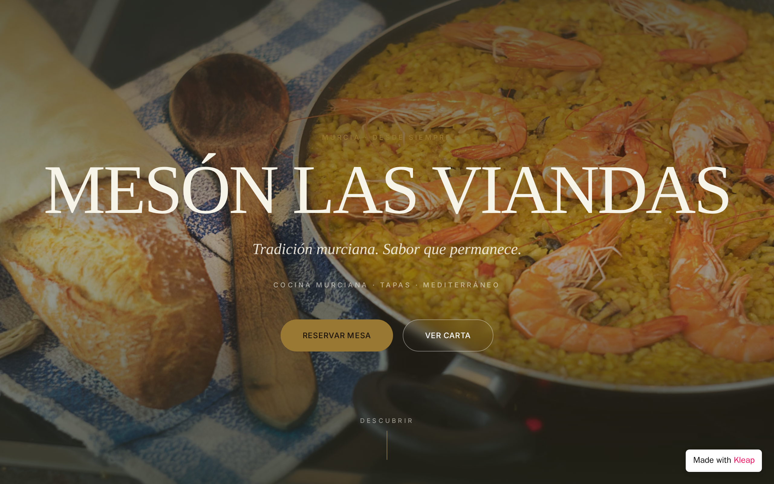 Las Viandas — built with Kleap