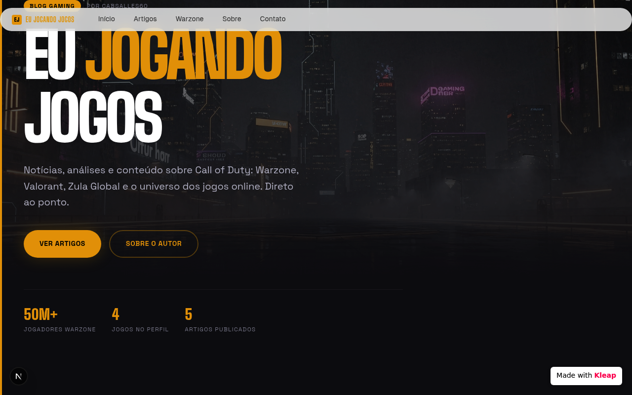 Activision Blizzard website example
