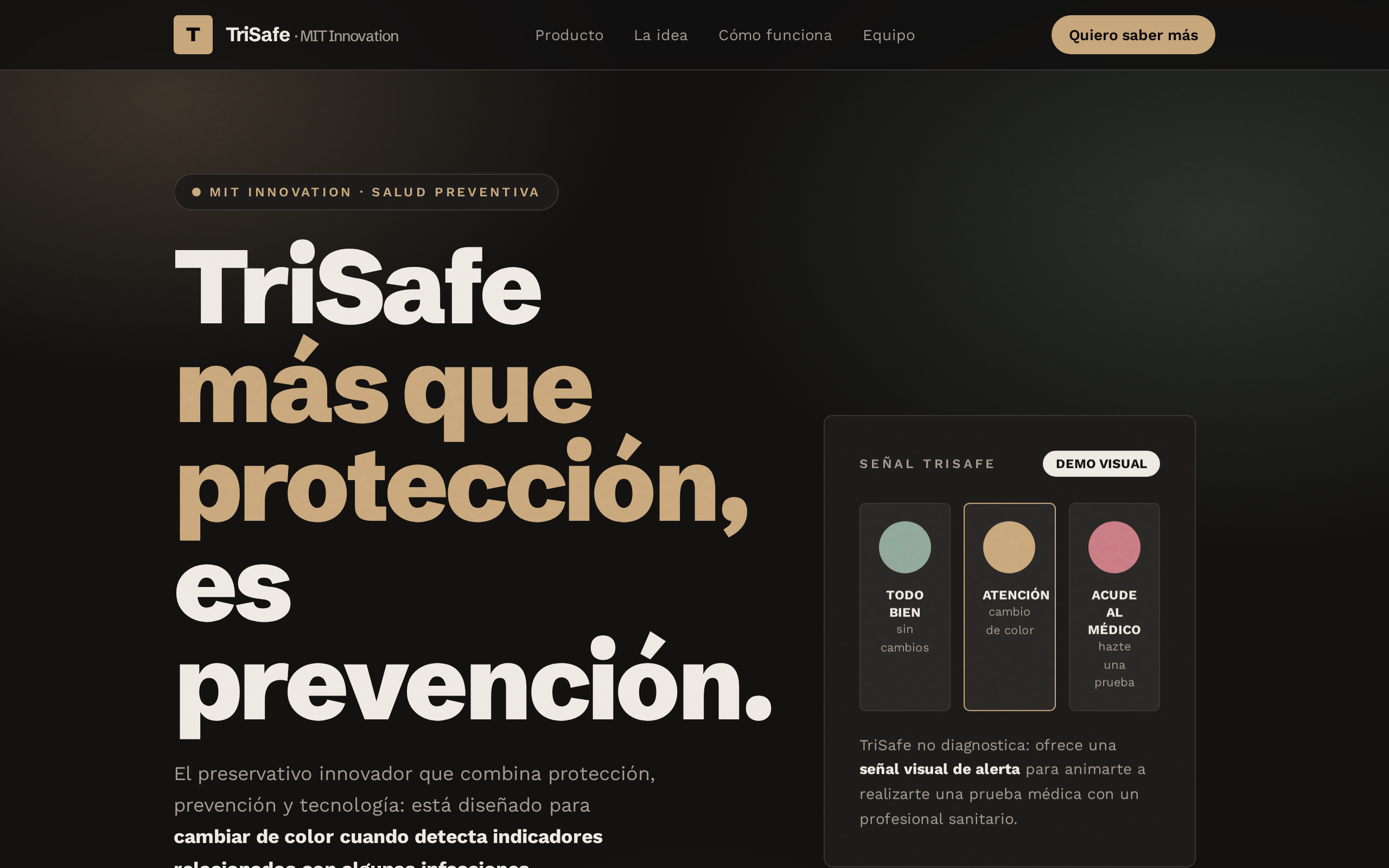 TriSafe 2 website example