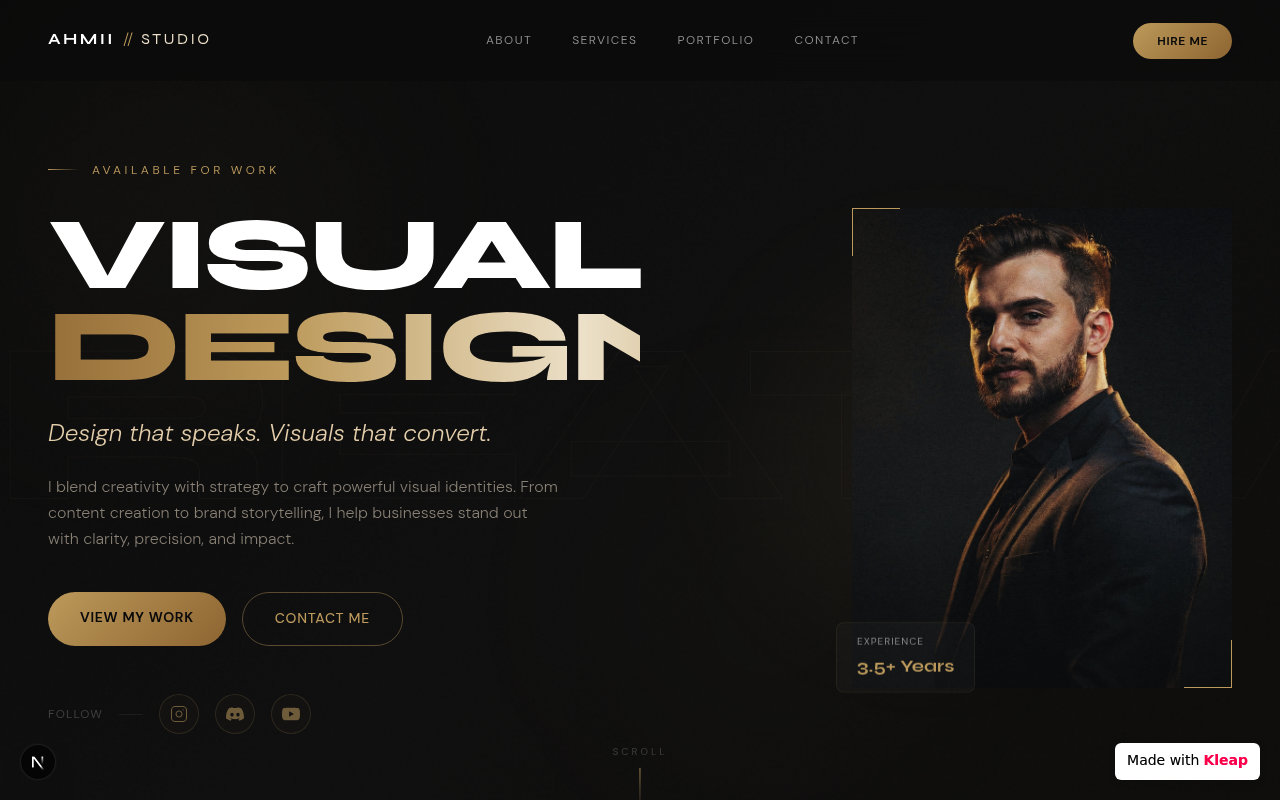 Let’s build something powerful together website example