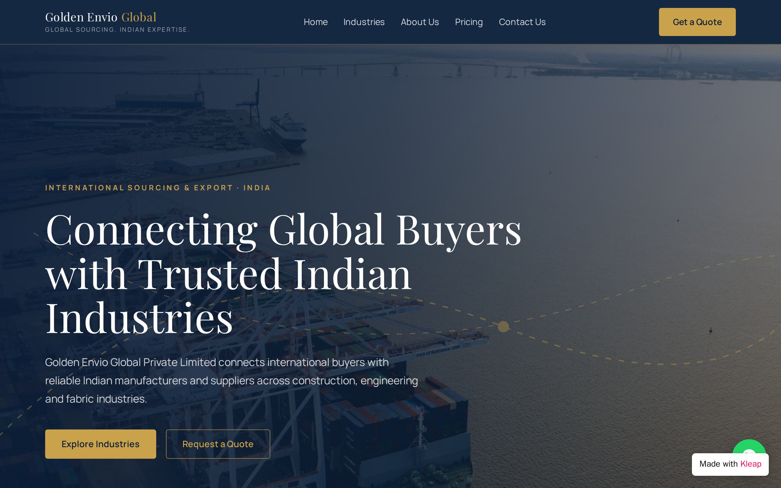 Company Name website example