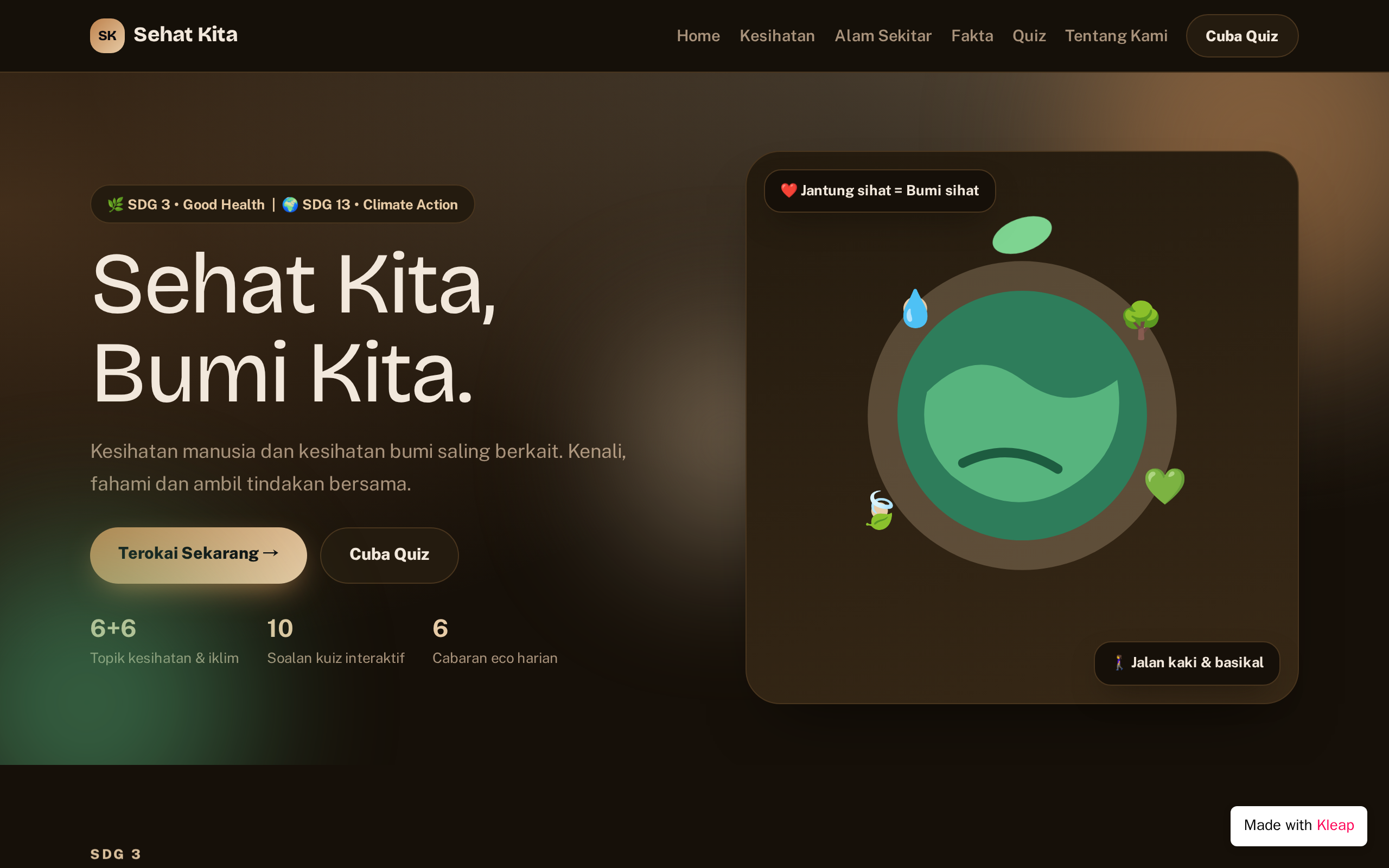 Sehat Kita 2 website example