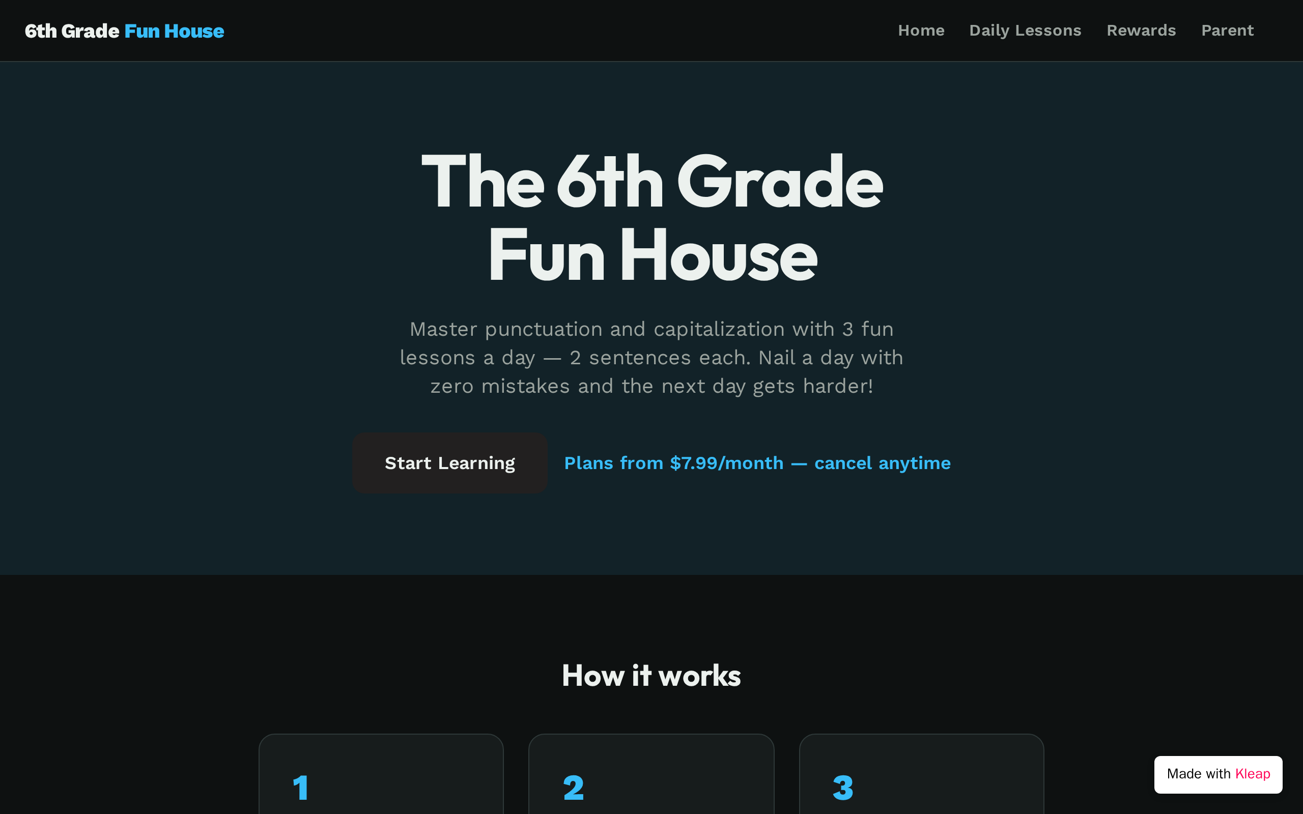 the 6grade fun house