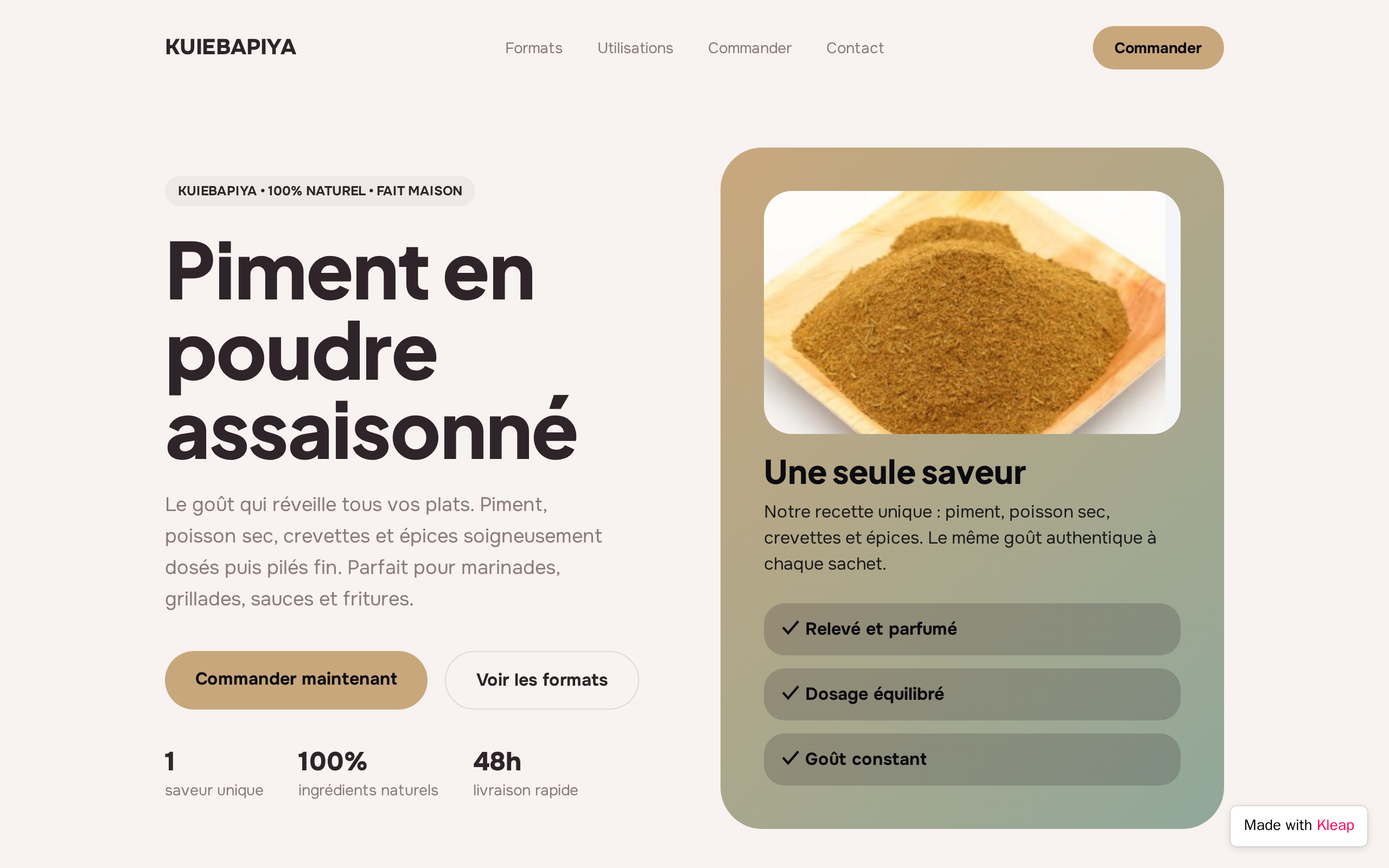 Pimentarium website example