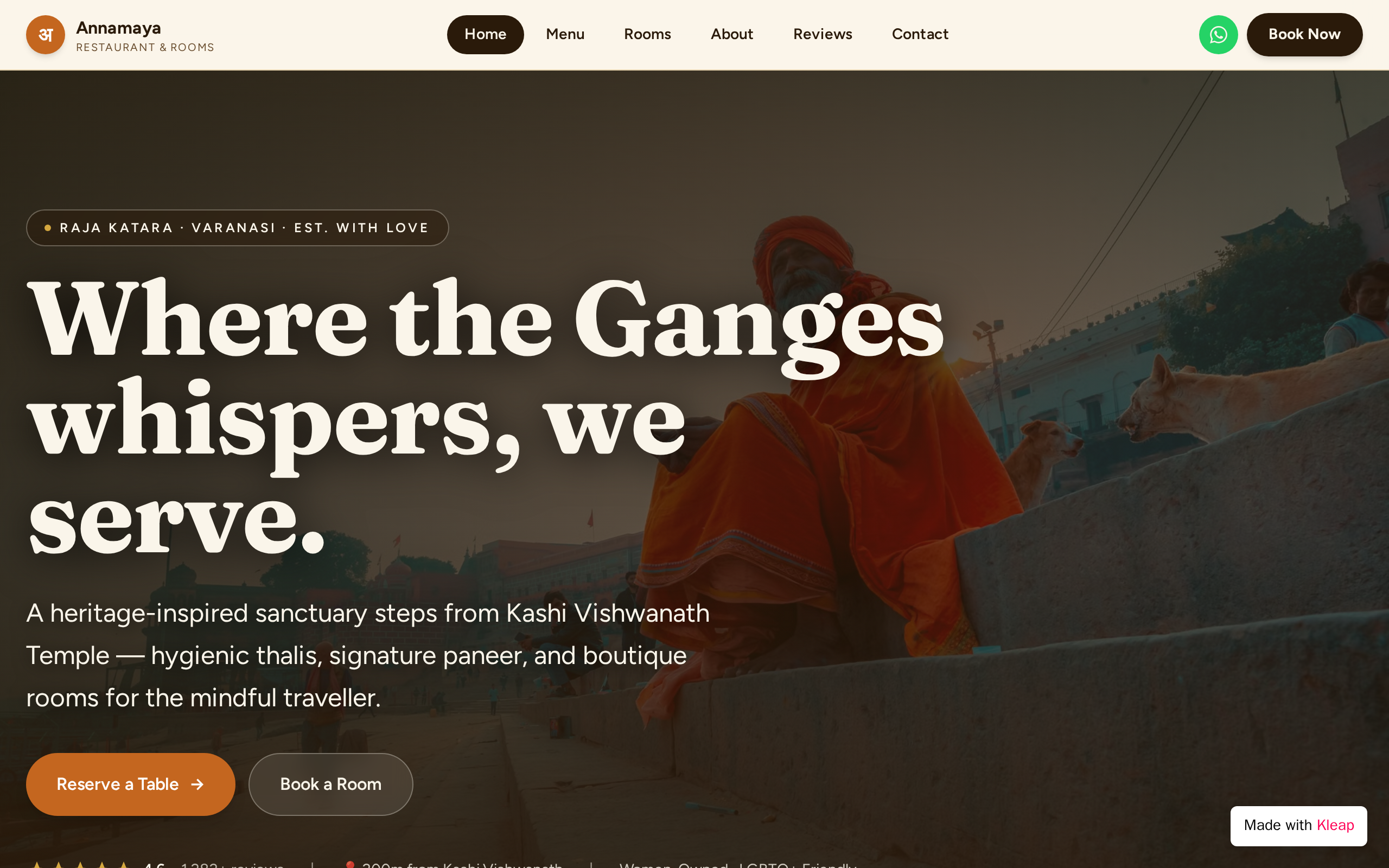 I want you website example