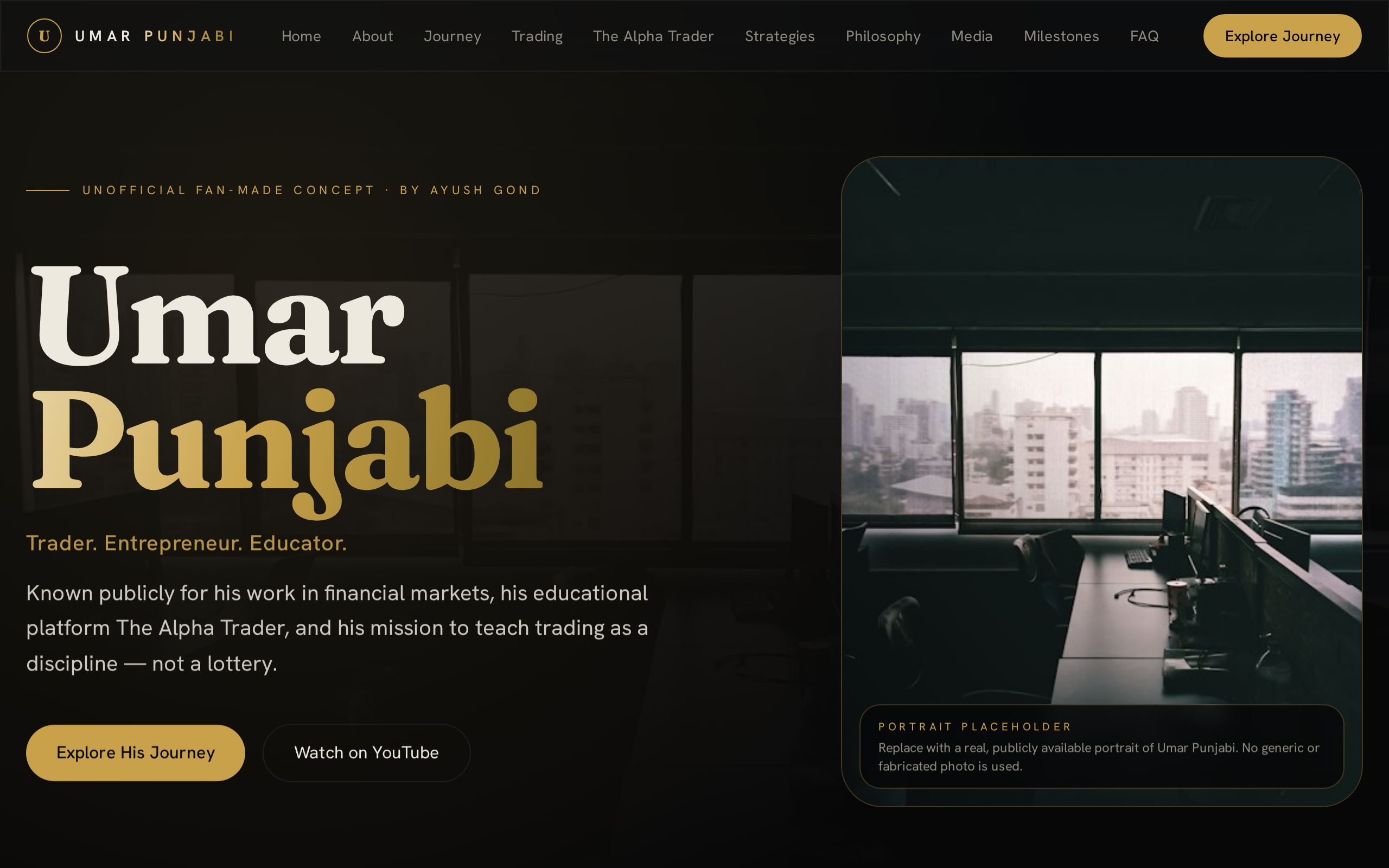 Umar Punjabi website example
